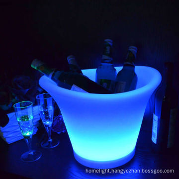 rechargeable battery remote control fantastic factory wholesale RGB color changing large capacity ice bucket